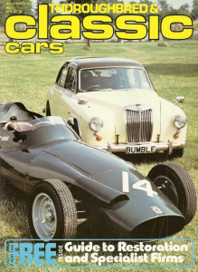 THOROUGHBRED & CLASSIC CARS 1978 NOV - BRM P25, MAGNETTE, MG ZA/ZB, CITROEN SM